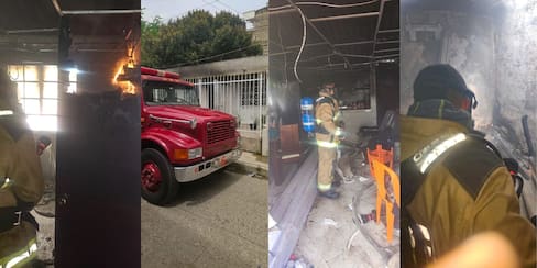 Incendio en el barrio Buenos Aires fue controlado por Bomberos de Cartagena