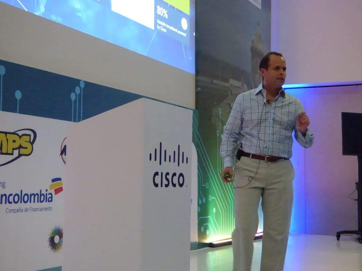 Cristian Onetto, gerente de Cisco en Colombia, inaugura el Select and Premier Summit 2016 Cortesía