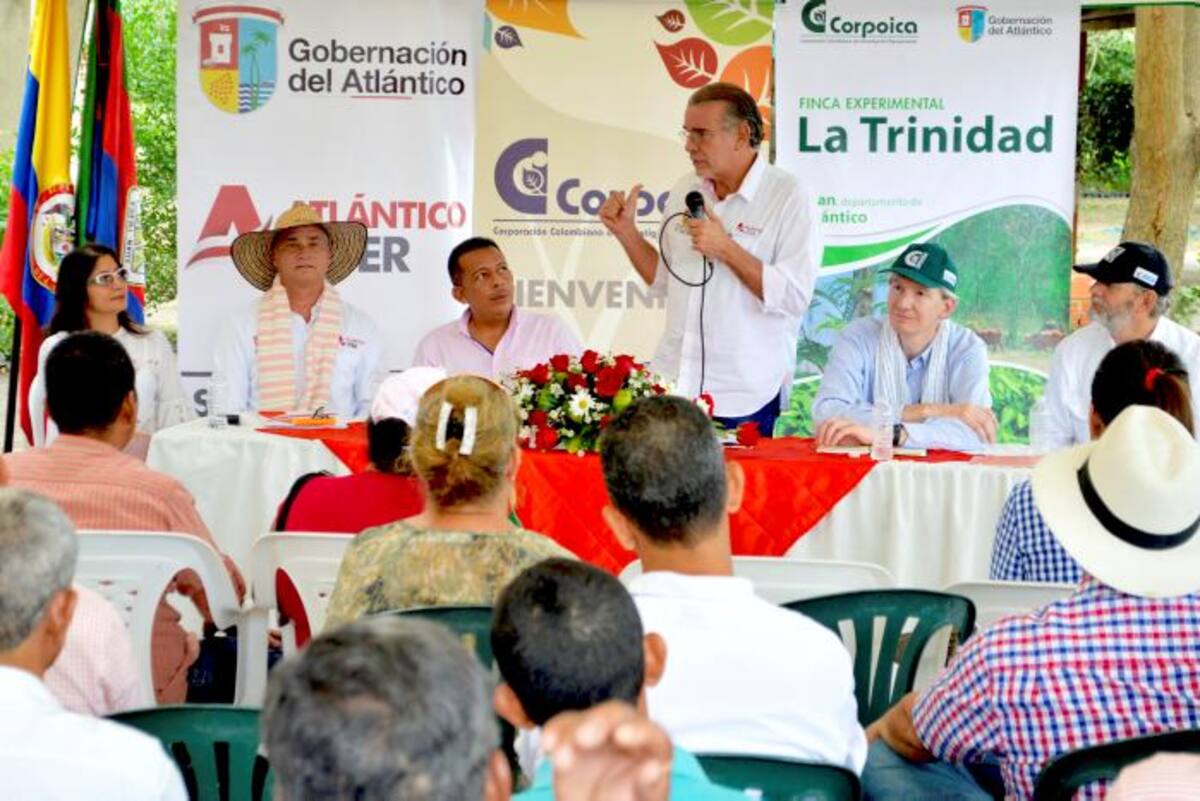 Entrega de finca a Corpoica. cortesia