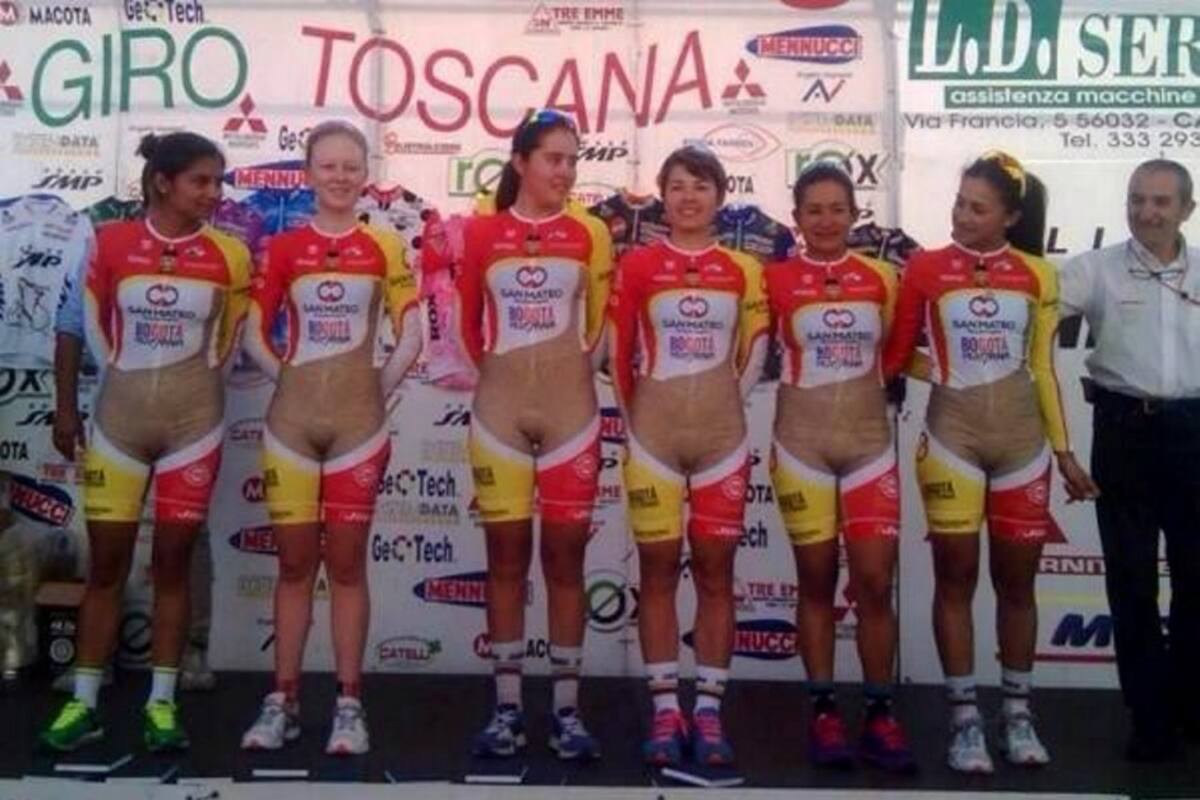 Las deportistas usan el uniforme desde hace 9 meses. COLPRENSA