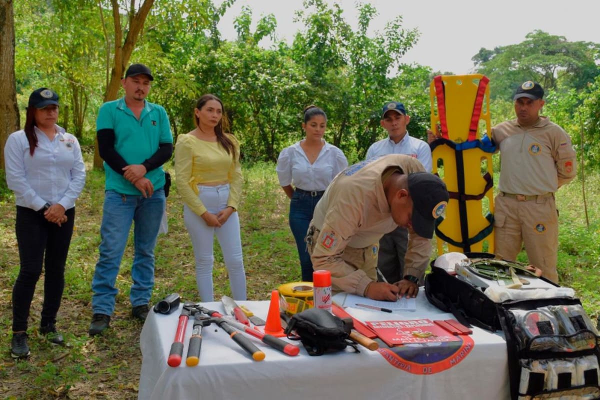 Entregaron áreas libres de sospecha de contaminación por minas en El Carmen