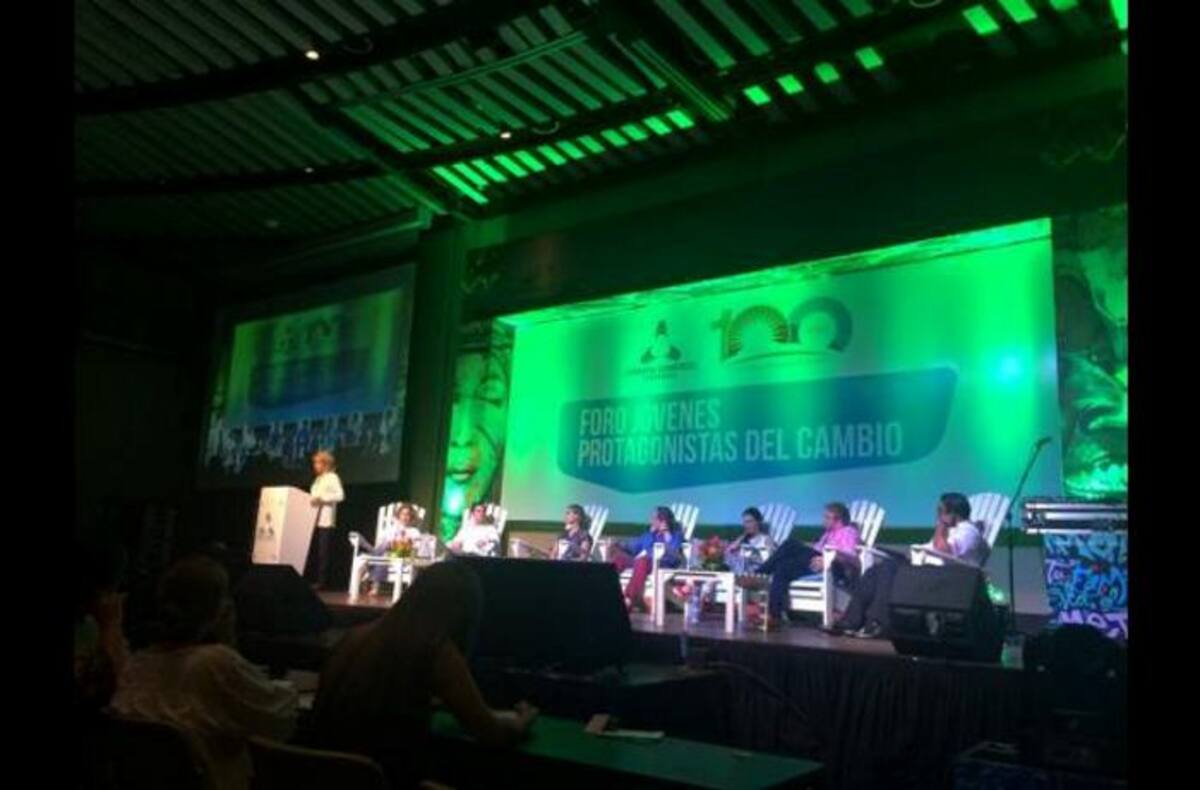 Foro Jóvenes Protagonistas del Cambio para el Desarrollo y la Inclusión Social en 2016. CORTESÍA.