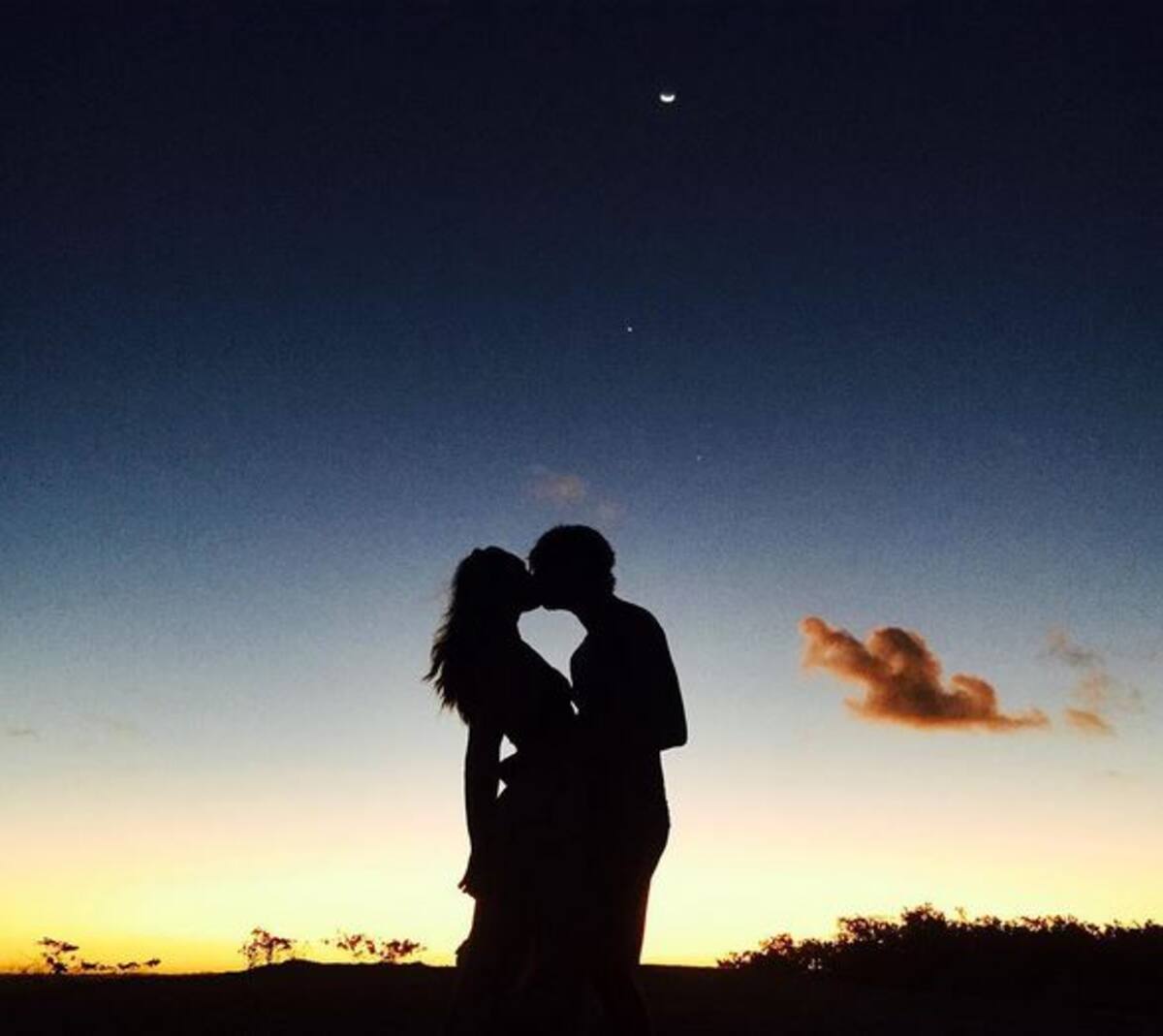 Candice Swanepoel y su novio. INSTAGRAM