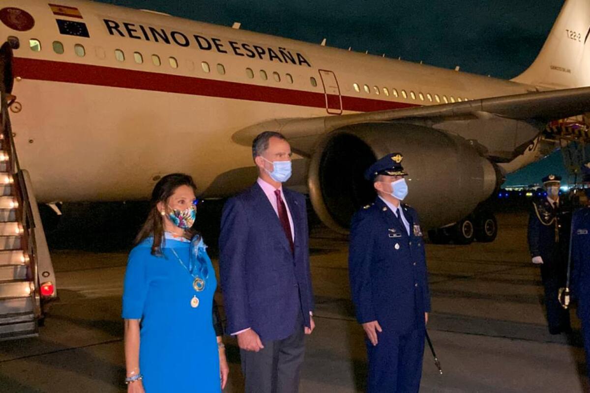 Video: Rey Felipe VI llega a Barranquilla para el Congreso de Juristas