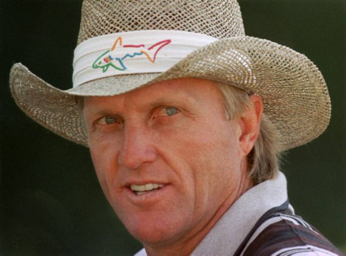 Greg Norman, exnúmero uno del mundo en golf. AFP