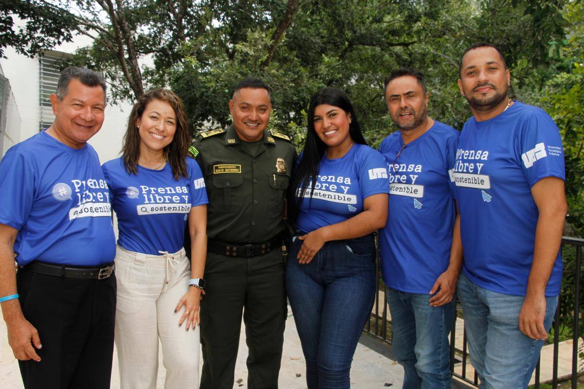 Alfredo Vital, Rosmayra Ruiz, Emilio Gutiérrez, Delcy de Ávila, Jhon Montaño y Sebastián Bossa.
