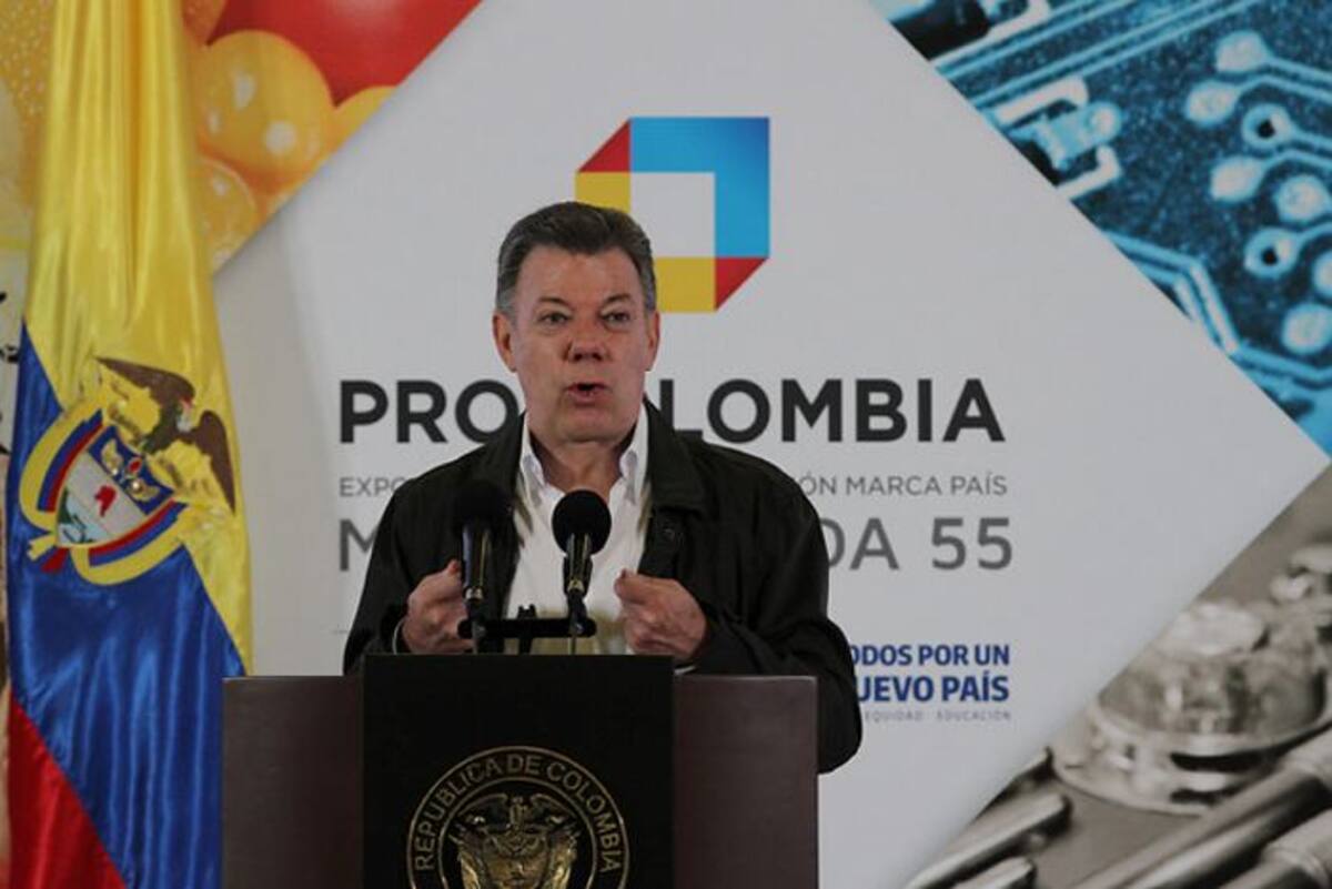 Juan Manuel Santos, presidente de Colombia. Colprensa.