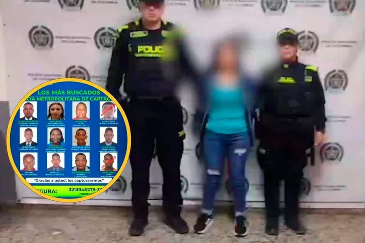 Cayó ‘Erika’, una de las mujeres más buscadas por la Policía en Cartagena