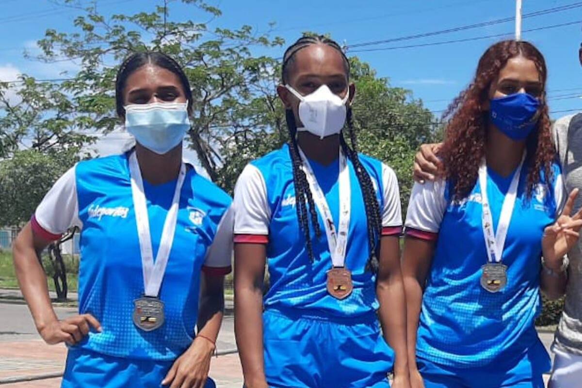 Oro, plata y bronce para Atlántico en el Nacional Sub-20 de Atletismo