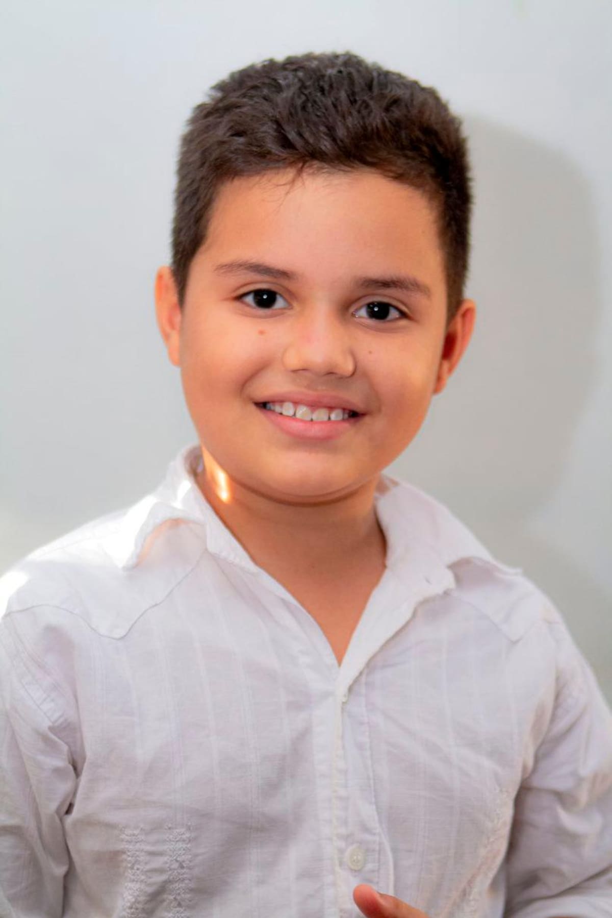 Tomás Suárez es sobreviviente de cáncer a sus 8 años. // Foto: cortesía