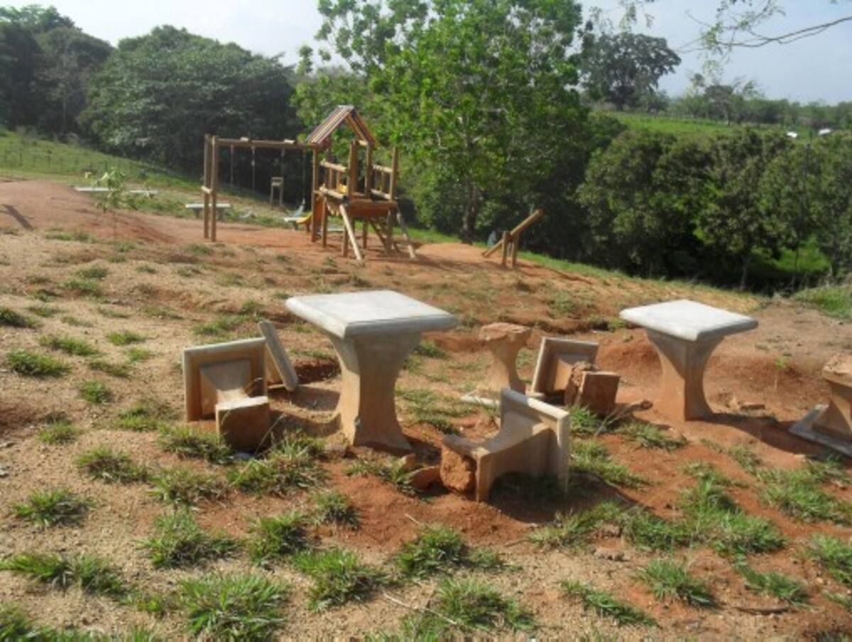 Este es el estado en que se encuentra el parque natural para la recarga hídrica de los acuíferos en Pueblo Nuevo. CORTESÍA: GREGORIO CASTRO