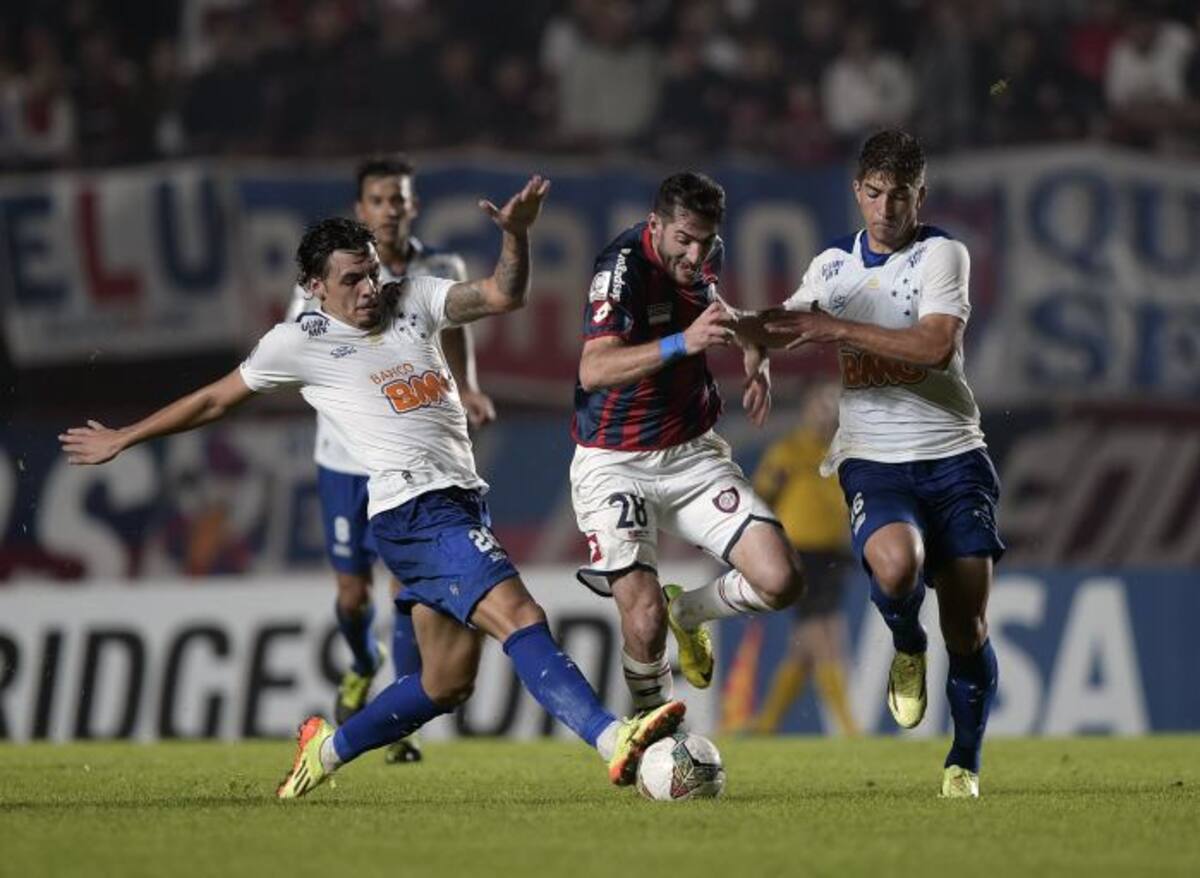 San Lorenzo buscará clasificarse a semifinales de la Copa Libertadores ante Cruzeiro. AFP JUAN MABROMATA