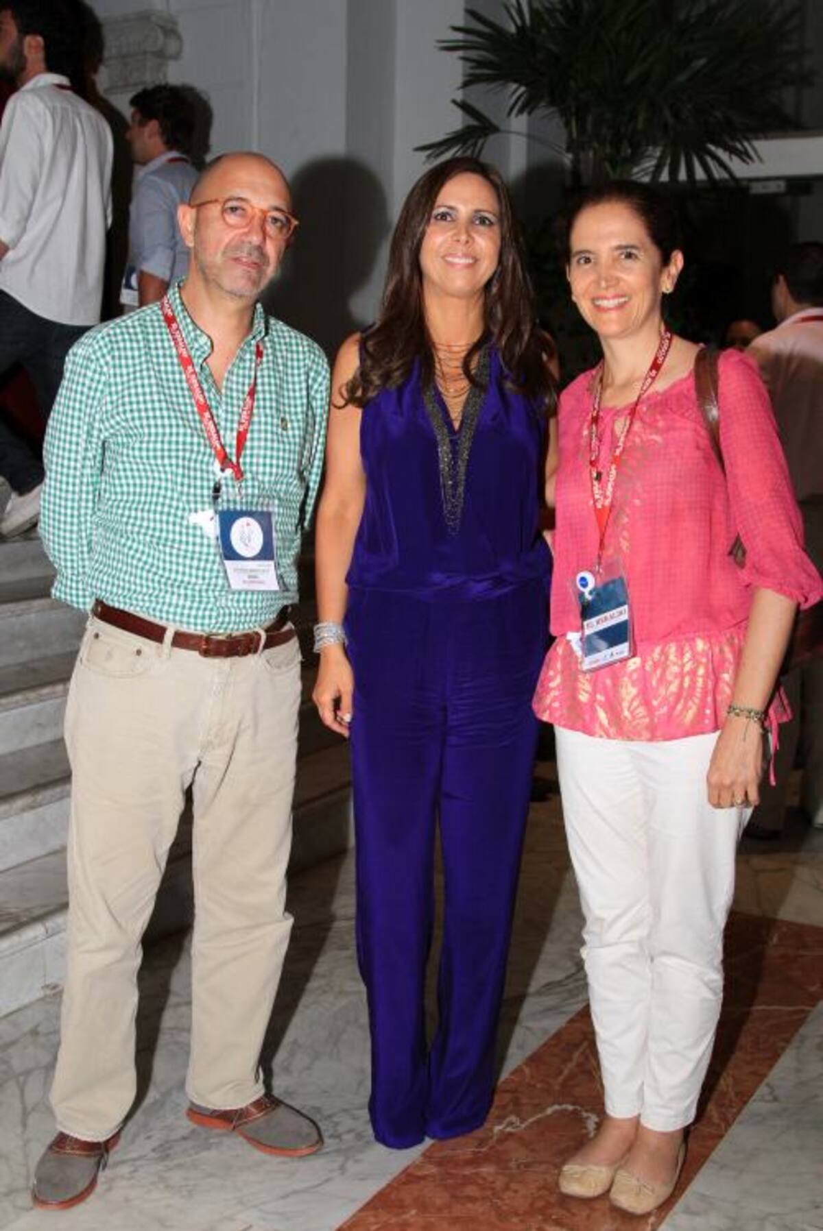 José Pablo Arango, Elizabeth Melo y Carolina Piñeros.