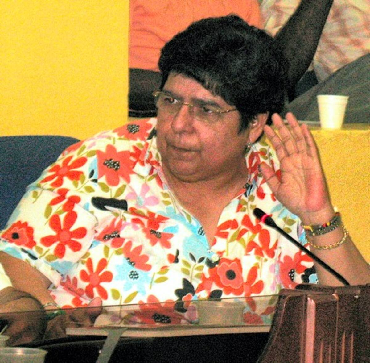 María del socorro Bustamante, concejal de Cambio Radical, cuenta con el aval de la colectividad para aspirar a la Alcaldía de Cartagena. ELÍAS BARRIOS TOUS
