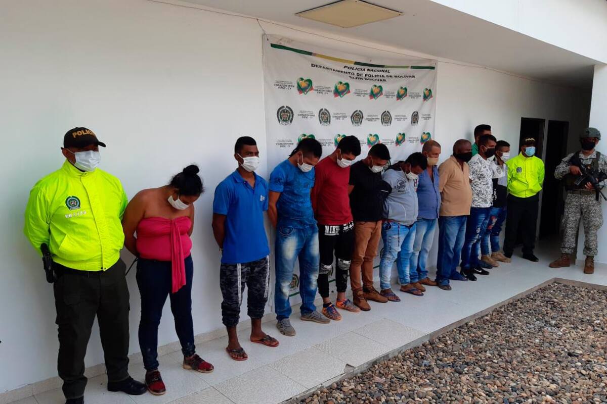 Golpe al Clan del Golfo en el Sur de Bolívar: 11 capturados