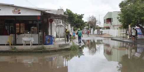Así va la obra de la Alcaldía que pondrá fin a “piscina eterna” en Santa María