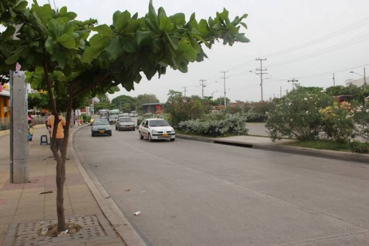 Es notorio el despeje de la avenida Pedro de Heredia en el viernes sin moto. Parece un día festivo. Rosa Maza-eluniversal.com.co