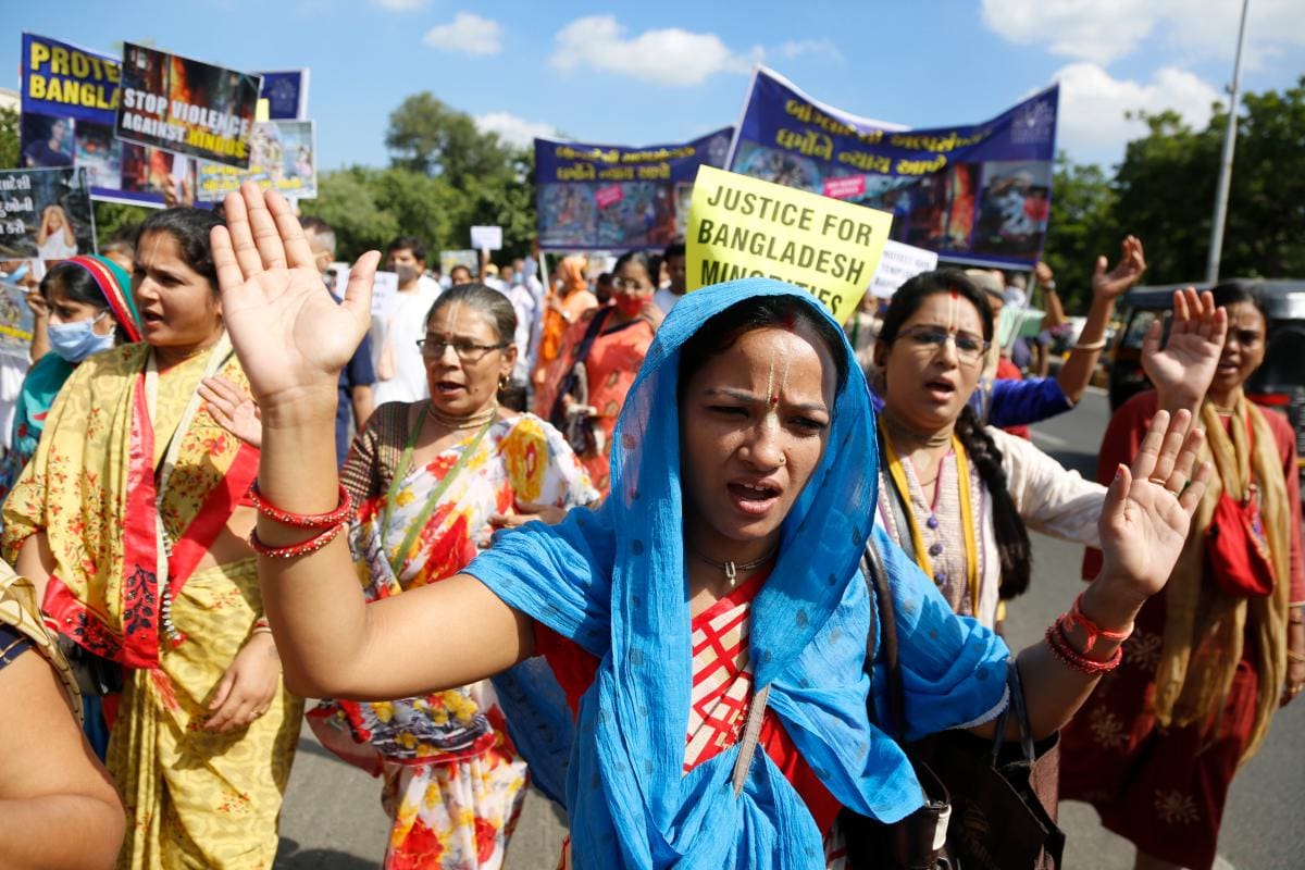 Bangladesh: cientos de hindúes se manifiestan contra la violencia
