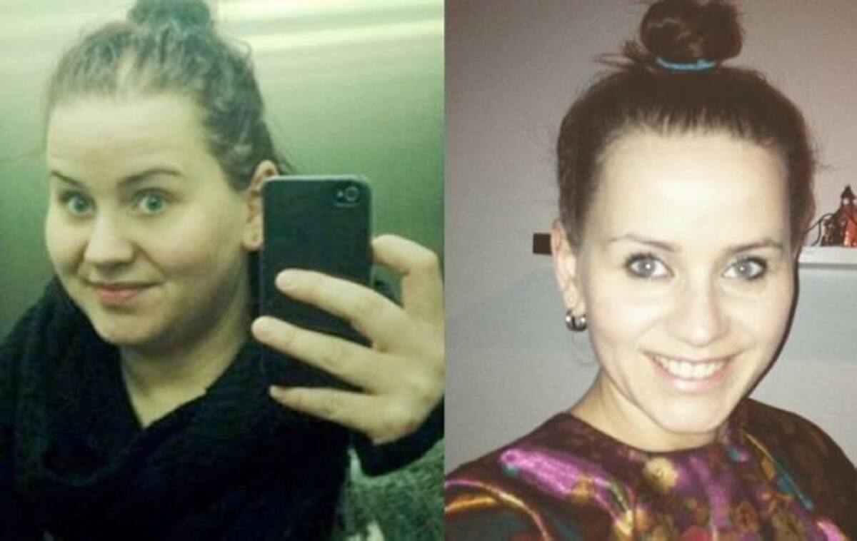 El antes y después de Eva Rut. INSTAGRAM