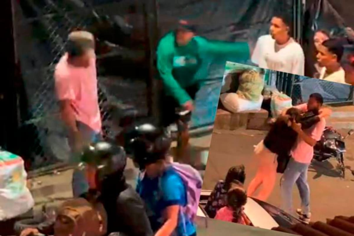 Video: Con piedras, vecinos defendieron a mujer que era agredida por su pareja