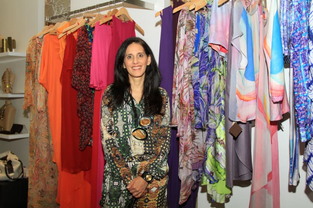 Beatriz Camacho, en su tienda del Centrro Comercial Buenavista en Barranquilla.