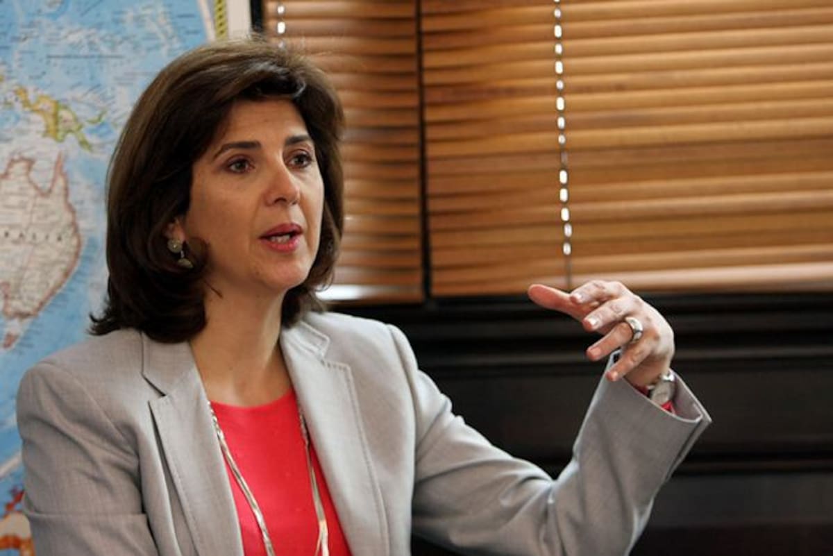 María Ángela Holguín, canciller colombiana. COLPRENSA