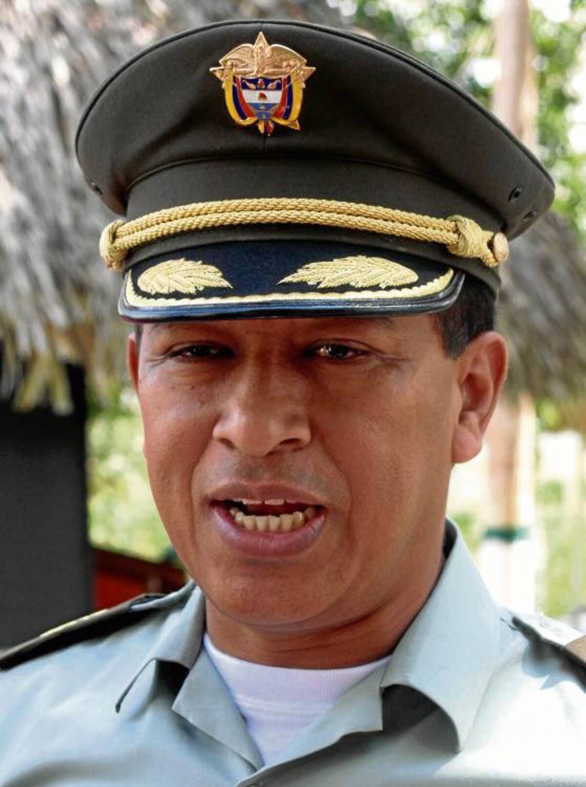 Coronel Orlando Polo Obispo, comandante de la Policía en Sucre.