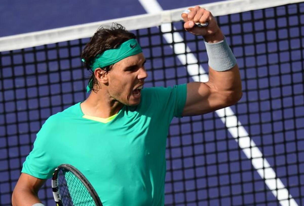 Nadal, quinto favorito, superó al Del Potro, séptimo sembrado, en tres sets con parciales de 4-6, 6-3, 6-4. AFP