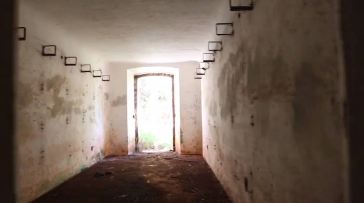 Búnker militar que ahora funciona como refugio de homosexuales reprimidos. CAPTURA DE PANTALLA DEL VIDEO