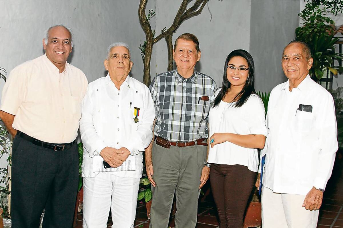 Álvaro Monterrosa, Darío Morón, León Trujillo, Laura Duarte y Benjamín Blanco. FOTOS MARUJA PARRA/EL UNIVERSAL/
