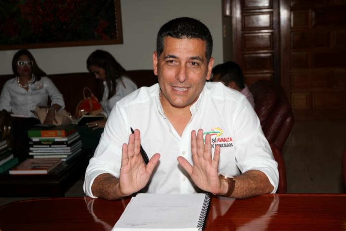 Dumek Turbay, gobernador de Bolívar. Oscar Diaz Acosta