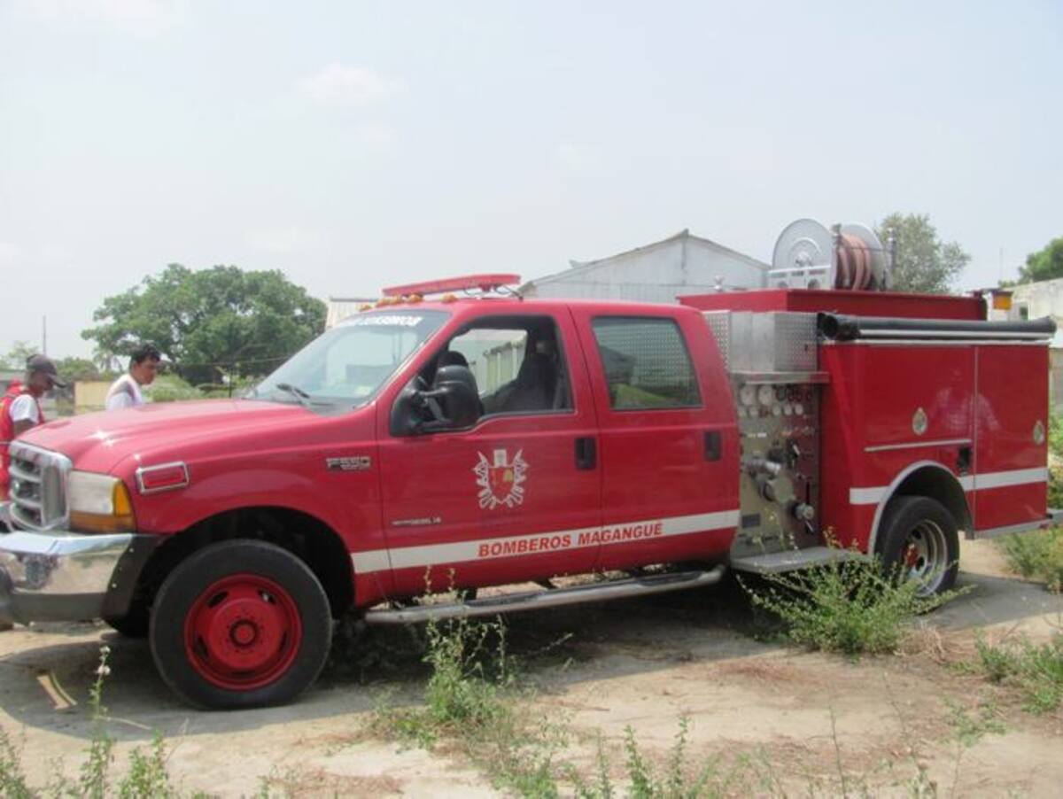 Con esta donación se fortalece el cuerpo de bomberos de Magangué, que en algunas oportunidades acudían a Corozal, en Sucre Cortesía