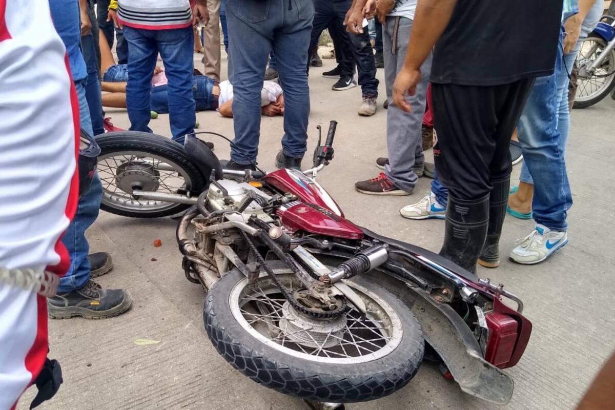 ¿Qué le pasó? Murió parrillero de moto en violento accidente en San Onofre