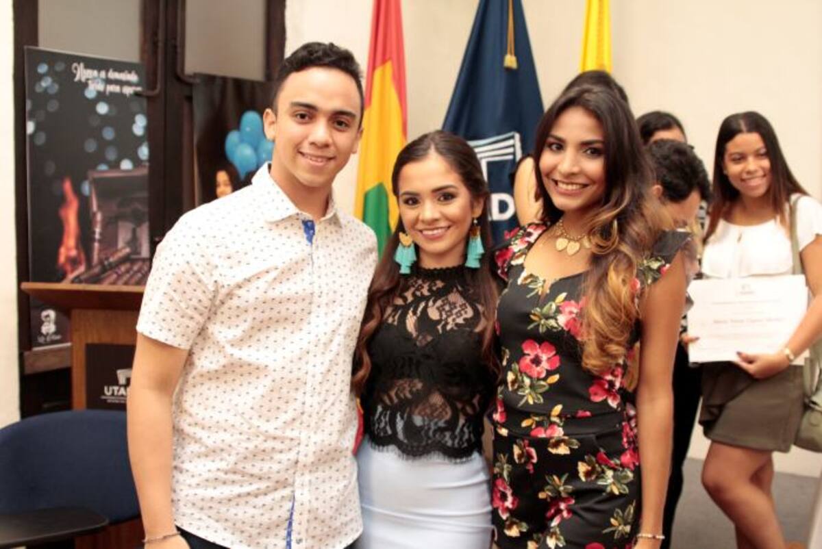 Gustavo Rodríguez, Melisa Pineda y Katherin Noriega. Nayib Gaviria - El Universal