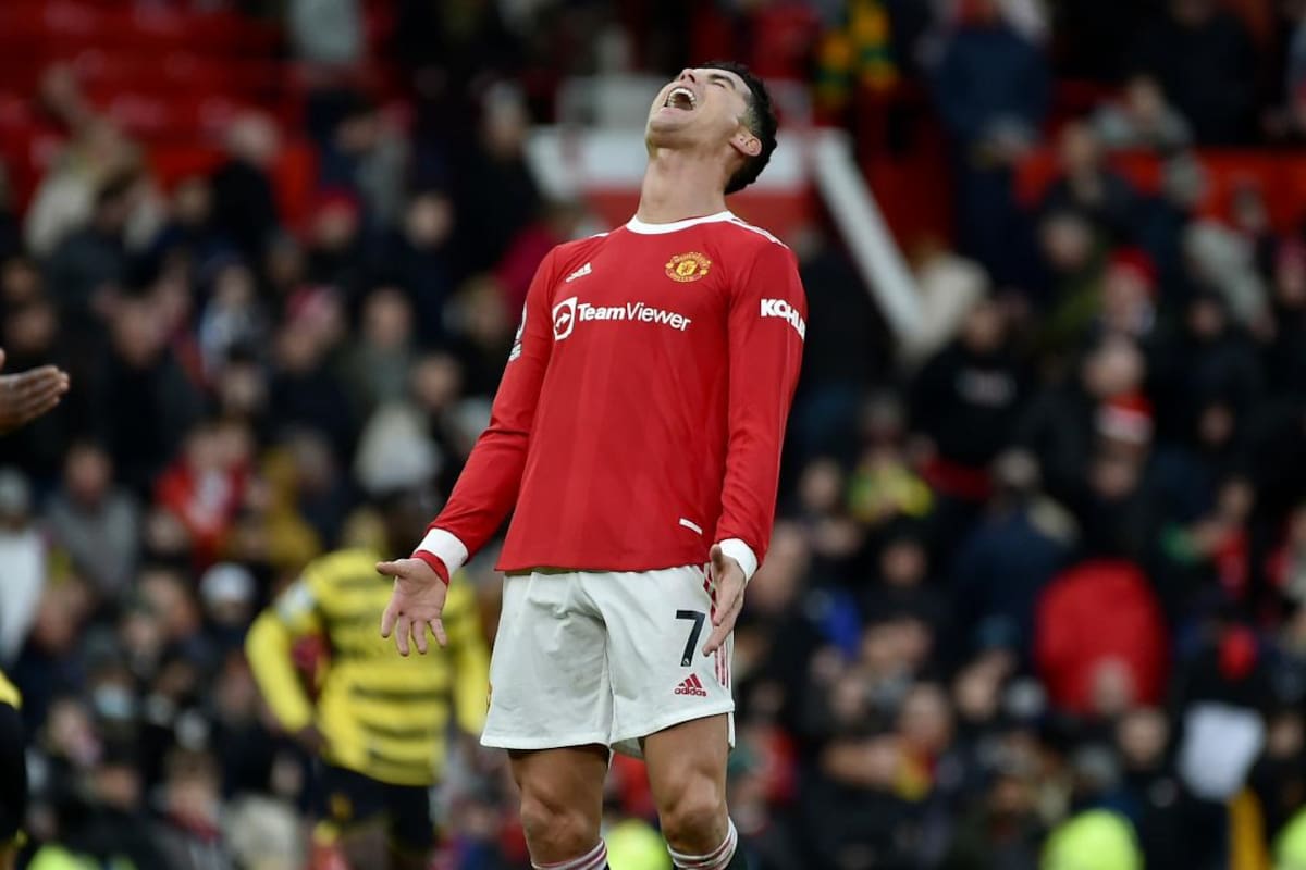 Cristiano Ronaldo, sin puntería; Manchester United, incapaz de superar a Watford