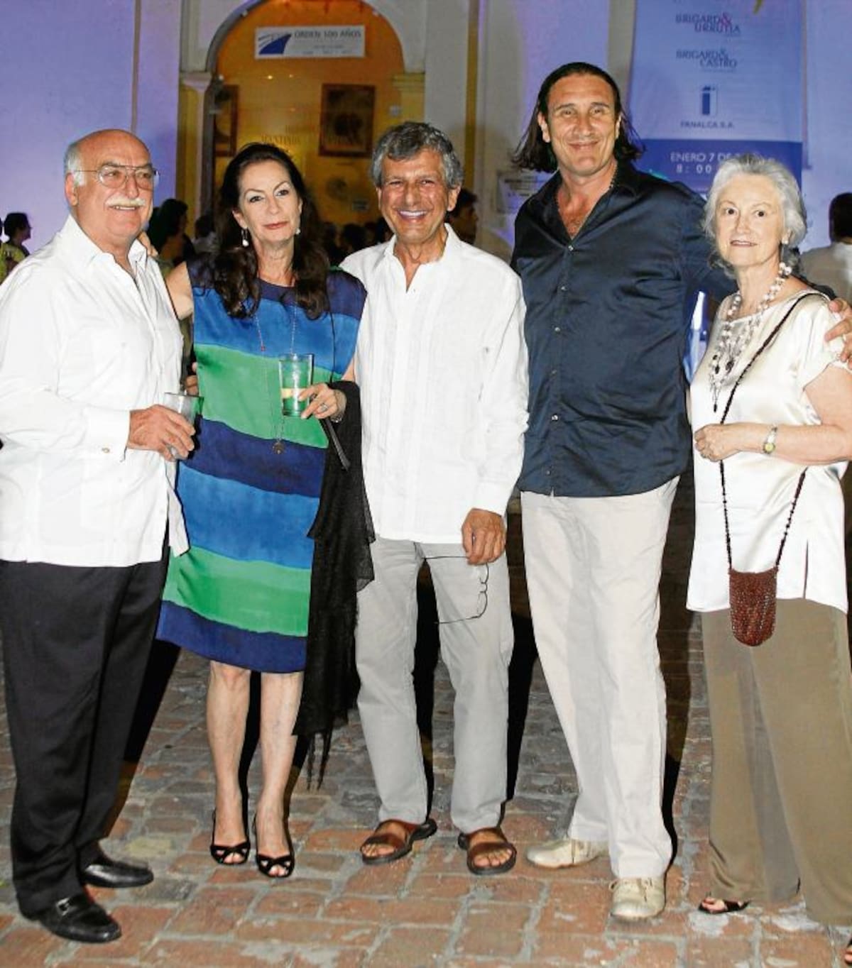 Michele Ruggieri, Carla Glovanemi, Juan Martín Caicedo, Massimiliano Agelao y Lía De Roux.