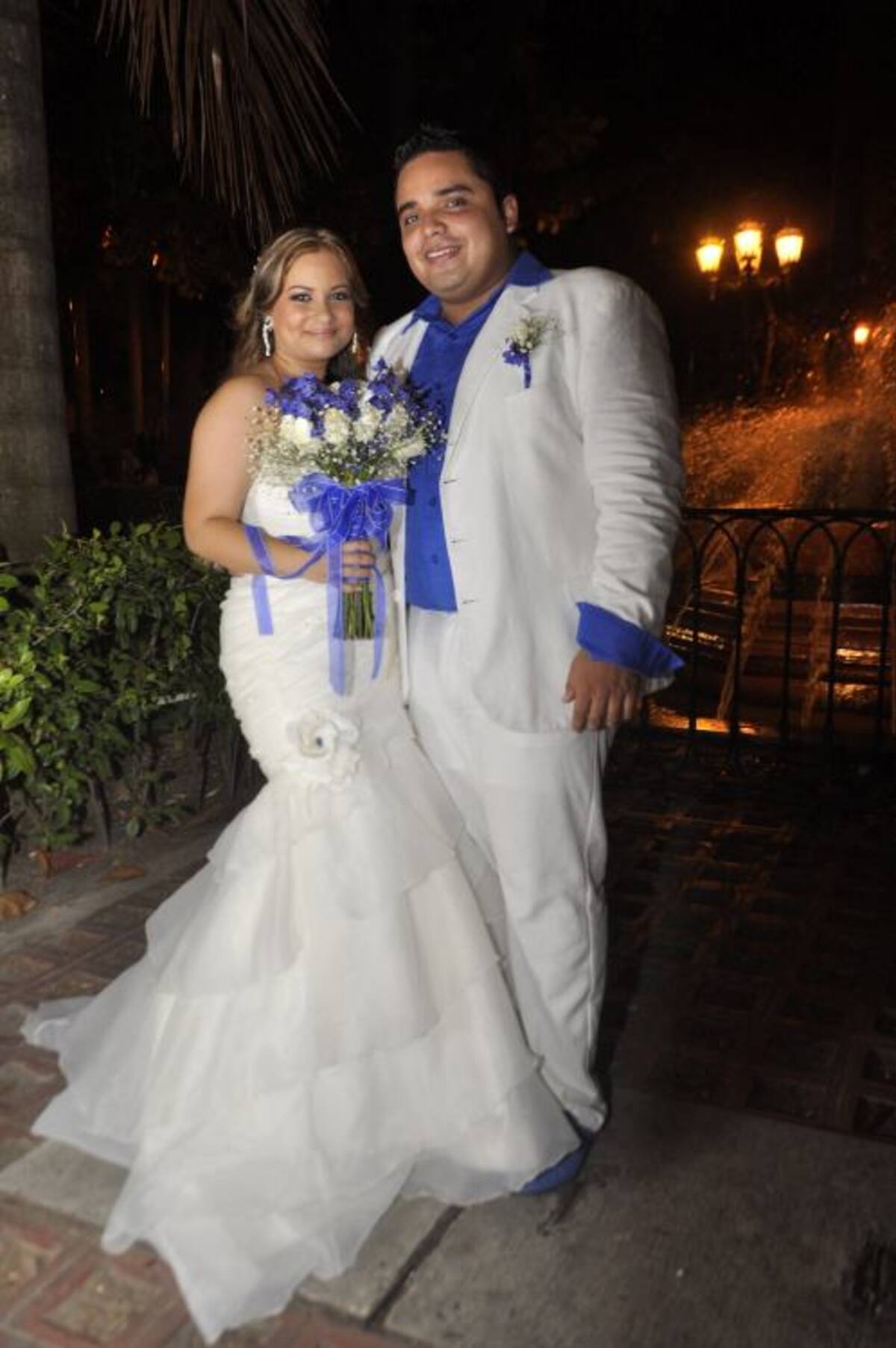 Los recién casados: Alba Lucía Marín y de David Fernando Vélez. Archivo particular