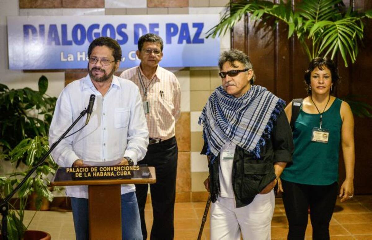 Miembros de las Farc en los diálogos de paz en La Habana. AFP ADALBERTO ROQUE