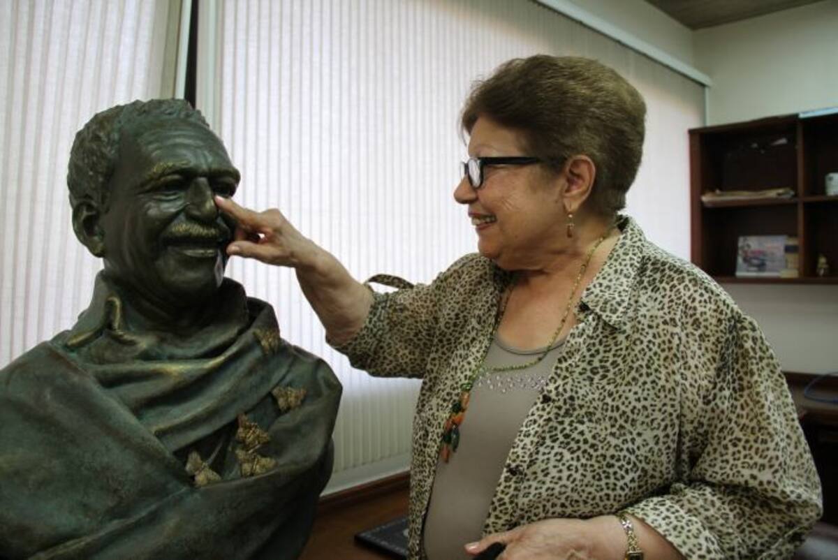 Aída García Márquez, hermana del Premio Nobel de Literatura, quien tuvo el privilegio de compartir años de infancia en Aracataca. Zenia Valdelamar-El Universal
