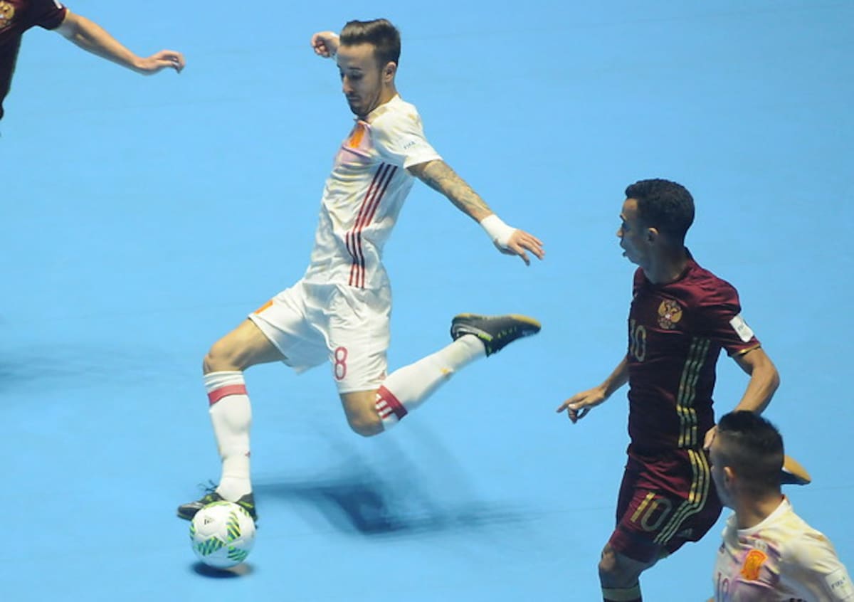 Rusia derrotó 6-2 a España en el Mundial de Futsal Colombia 2016. Colprensa
