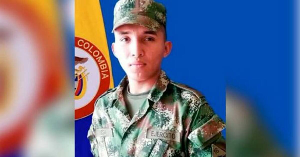 Orlando Vega, soldado cordobés. CORTESÍA.