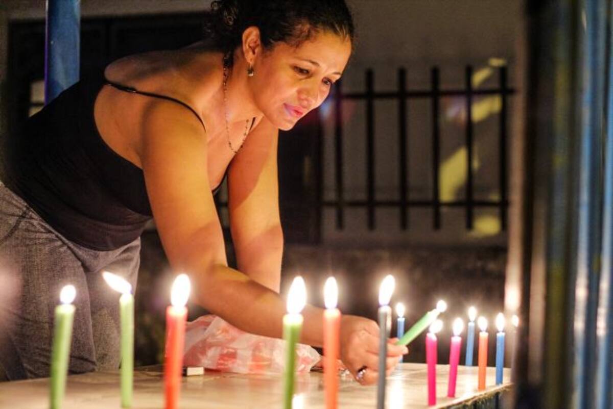 Niños y adultos participan de esta tradicional fecha. Nayib Gaviria