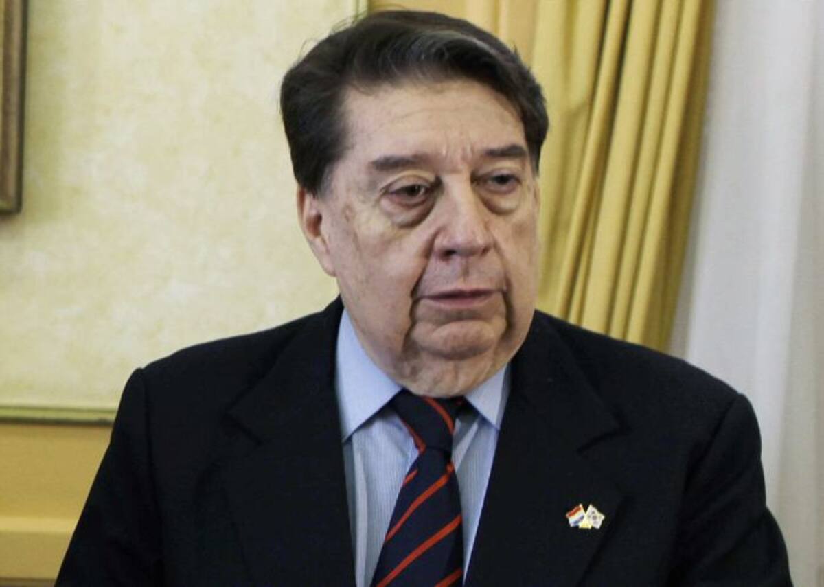 José Félix Fernández, canciller de Paraguay. ARCHIVO