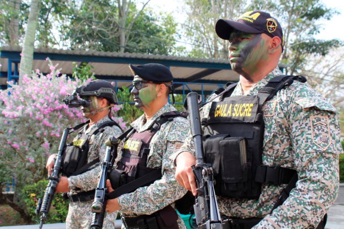 Gaula Militar Sucre ha logrado 46 liberaciones en dos décadas