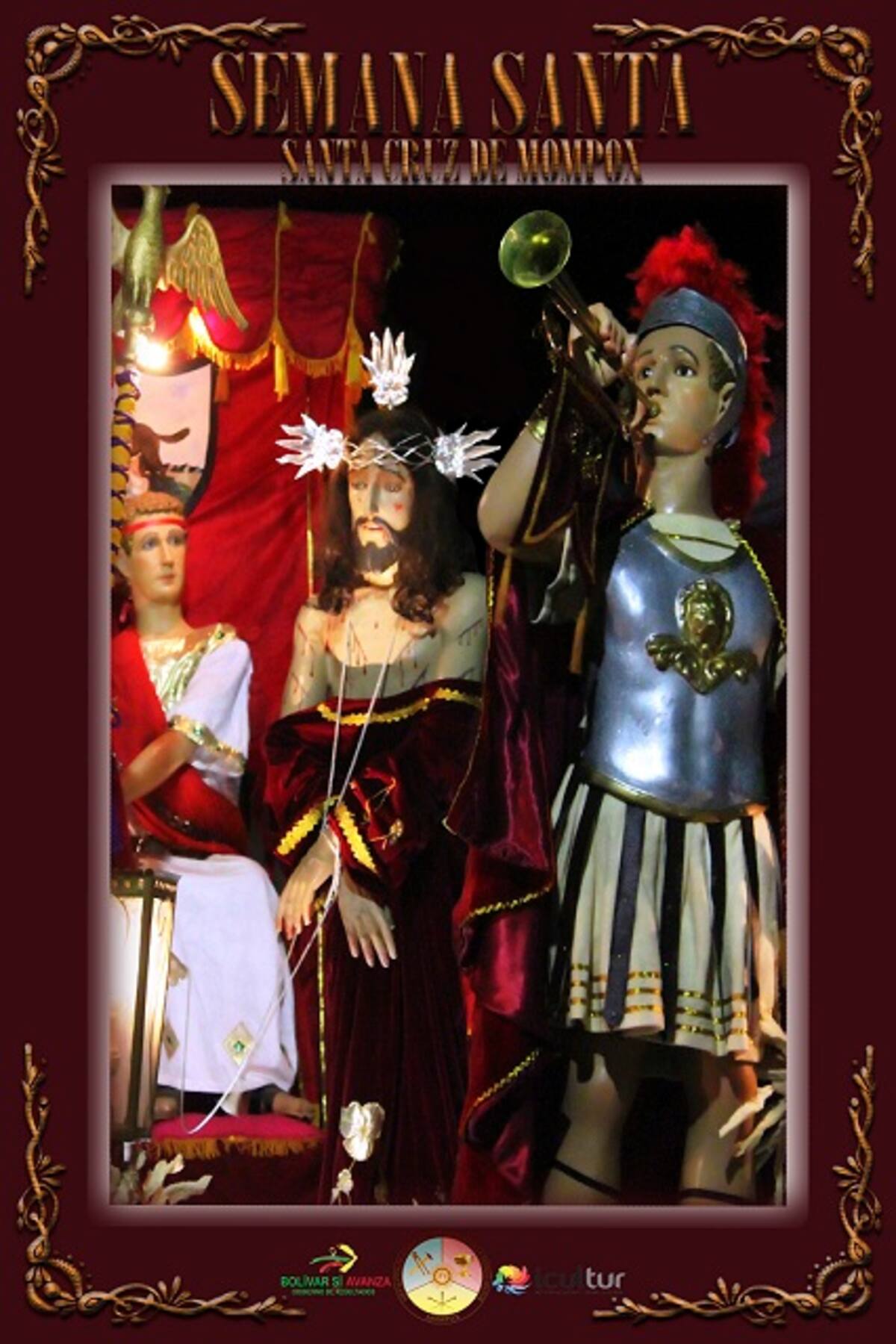 Afiche promocional de la Semana Santa en Mompós.