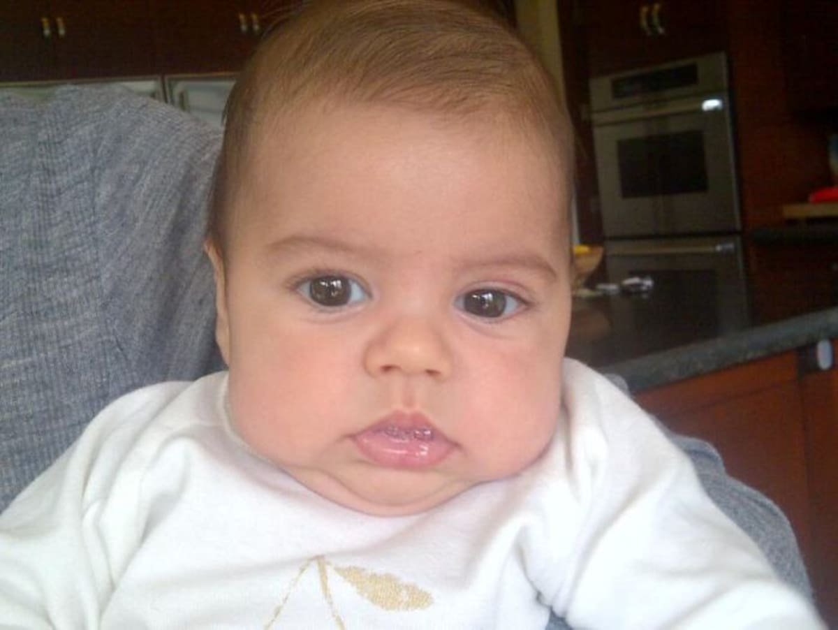 Milán Piqué ya tiene dos meses y medio de nacido.