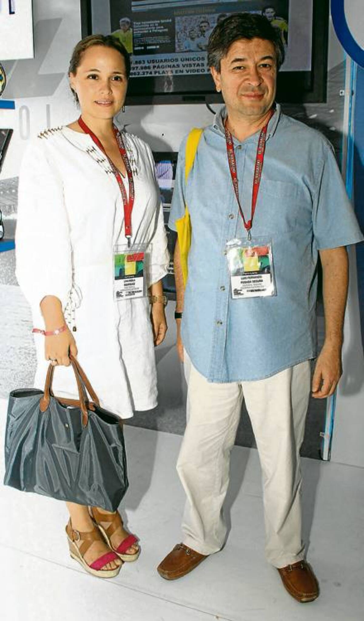 Lina Paola Rodríguez y Luis Fernando Posada.