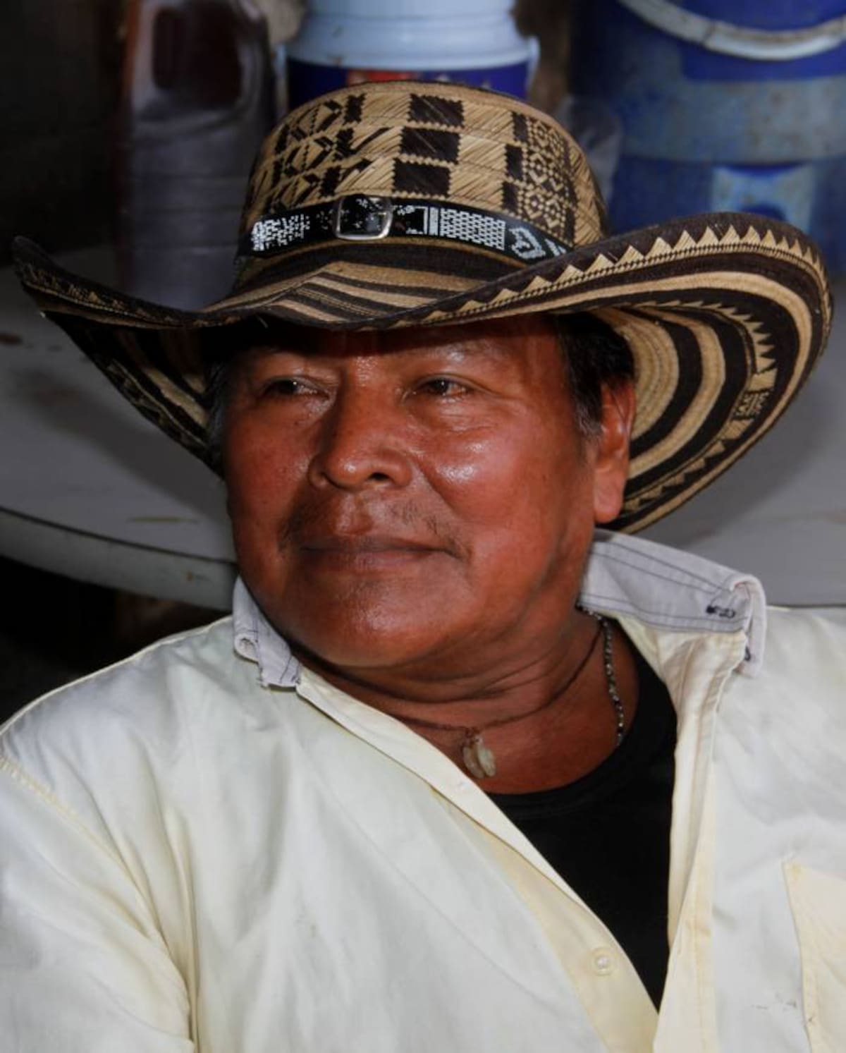 Leovigildo Manuel Castillo, capitán del cabildo indígena. OSCAR DÍAZ ACOSTA / EL UNIVERSAL