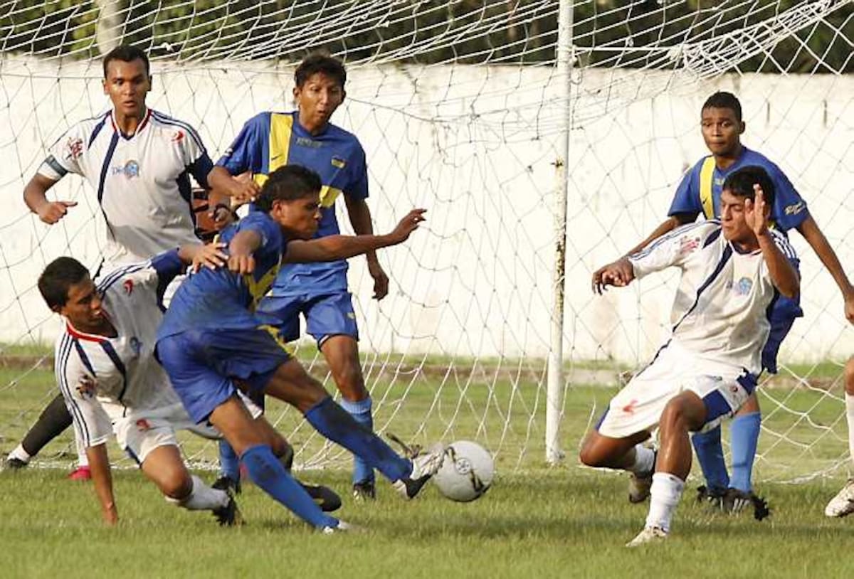Aspecto del partido entre B.J. Sincelejo y Junior de Barranquilla. Foto/ Archivo.