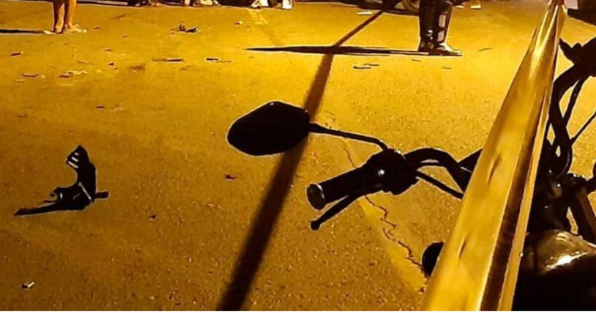 Dos personas perdieron la vida y una menor quedó herida en fuerte accidente de moto en Mamonal